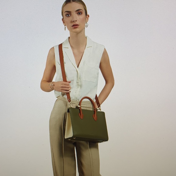 strathberry Handbags - Strathberry Midi Tricolor Leather Tote
STRATHBERRY